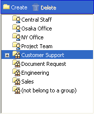 User List Groups