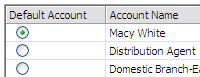 Account Selection