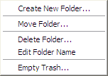 Click right mouse button on items