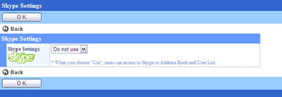 Skype Settings