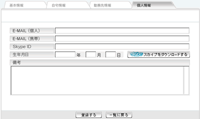 個人情報