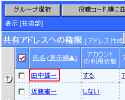 氏名リンク
