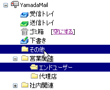 他のフォルダに移動する