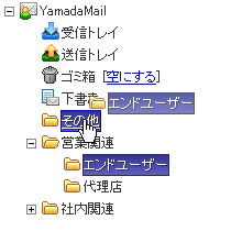 他のフォルダに移動する
