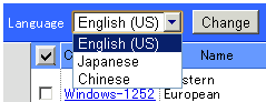 Language Selection