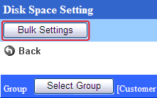Bulk Settings
